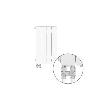 ADR500/D - grzejnik aluminiowy 4-elementowy biały